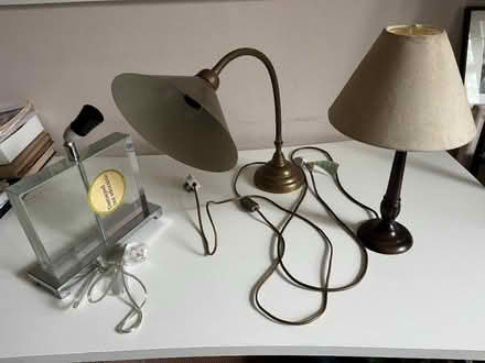 Photo of free 3 table lamps (North Kensington W10) #1