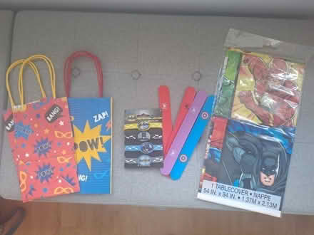 Photo of free Superhero themed party bits (Surrey Heath GU16) #1