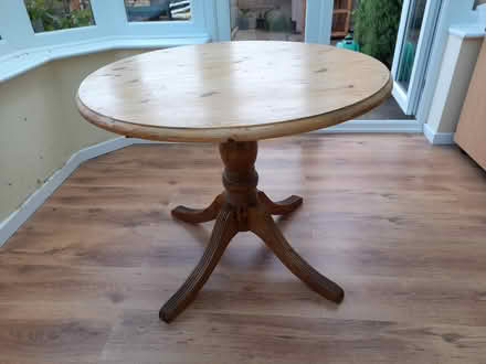 Photo of free Round antique pine table (Heybridge) #1