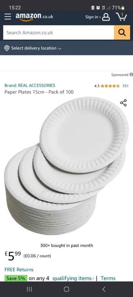 Photo of Paper plates (WR2 st johns) #1
