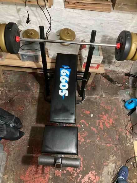Photo of free Weights bench (New Mills SK22) #1