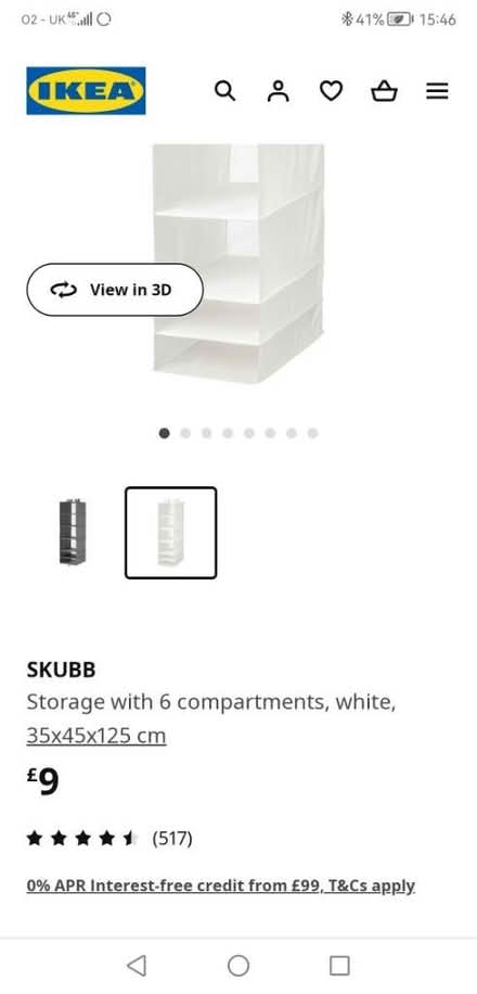 Photo of free Ikea handing clothes organiser (Buckstone) #3