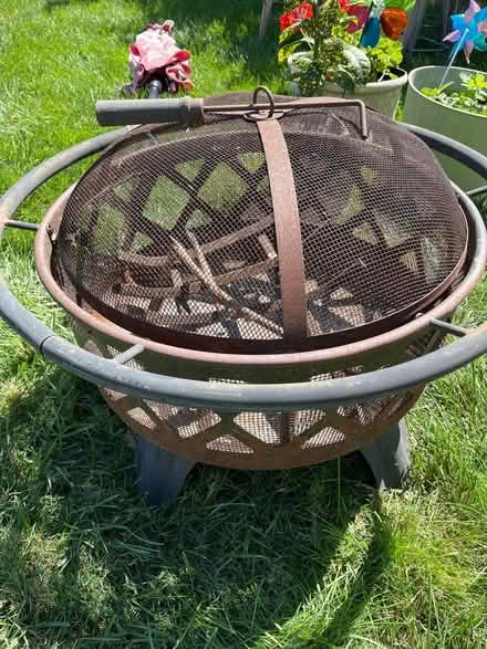 Photo of free Fire pit with insert (Pinewood Section) #1