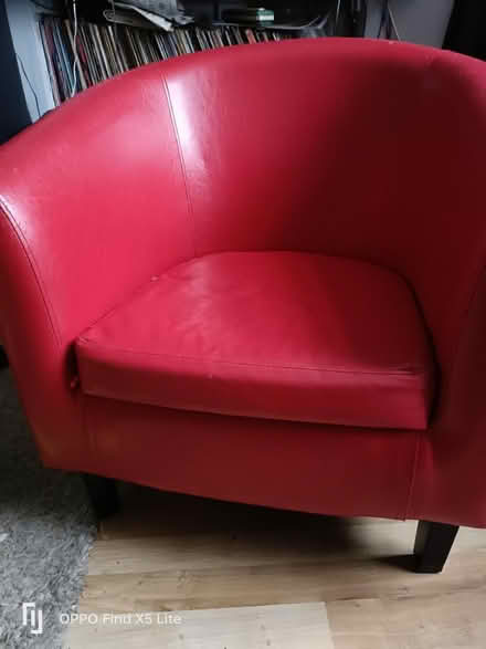 Photo of free Red tub chair (BS8 clifton Wood) #1