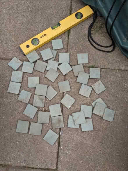 Photo of free Small green vintage tiles (Highters Heath B14) #4