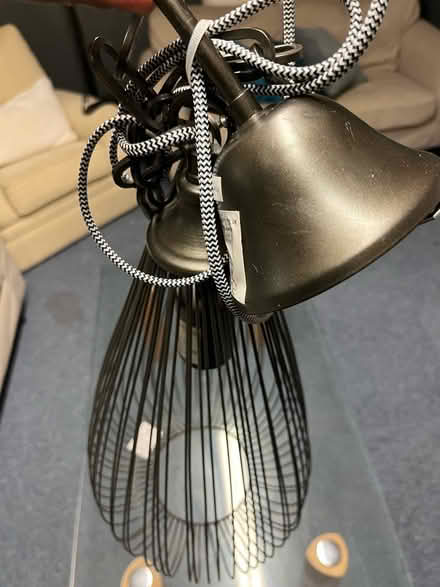 Photo of free Ceiling bulb holder with chain (Erith) #4