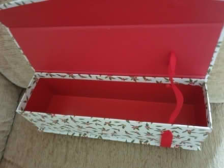 Photo of free Holly gift box - i.e. for bottle of wine - normal size (Little Hallam DE7) #1