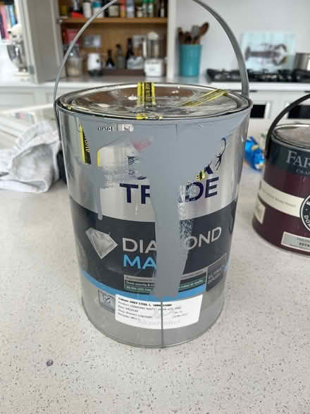Photo of free Deluxe trade paint 5 litres (Forest Hill SE23) #1