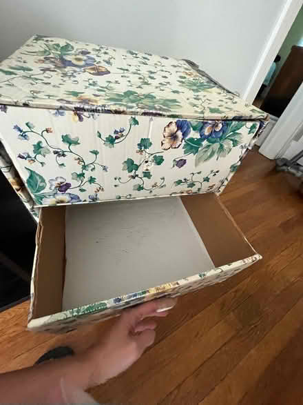 Photo of free Small shelf & Cardboard Drawers (Town of Newburgh) #4