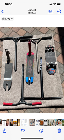 Photo of free Scooter decks and handlebars (Prospect and Titus Saratoga) #1