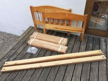 Photo of free Pine Single Bed (Kelvindale G12) #1