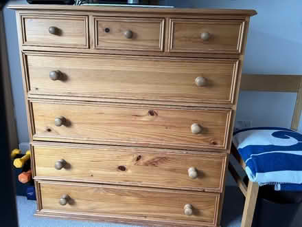 Photo of free Pine chest of drawers (Cutteslowe OX2) #1
