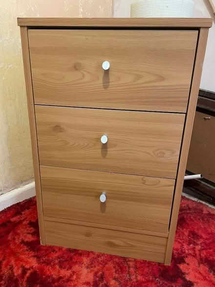 Photo of free Bedside drawers (Wales S26) #2