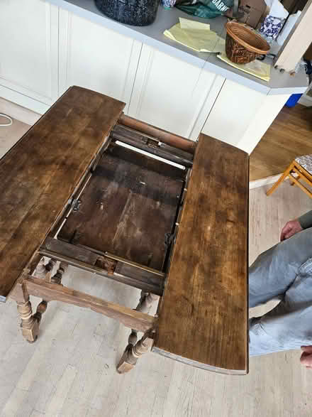 Photo of free Antique gateleg table (West Seattle) #3