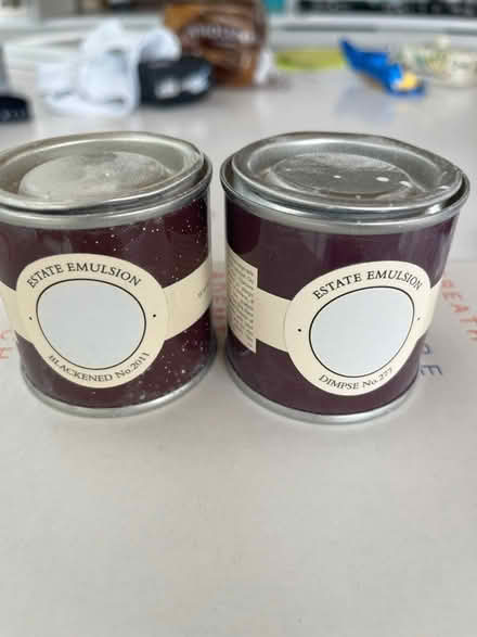 Photo of free 2 farrow and ball tester pots (Forest Hill SE23) #1