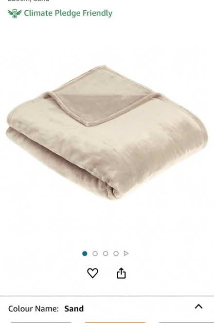 Photo of free King size fleecy blanket (Ashburton SE25) #1