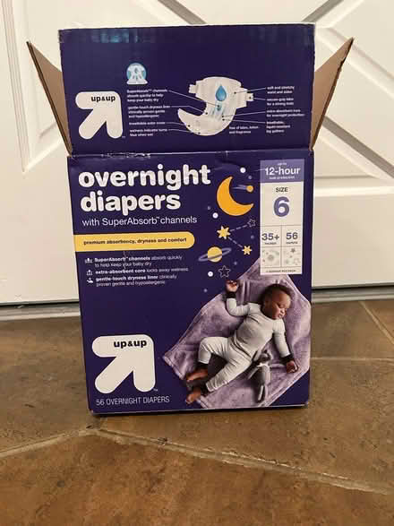 Photo of free (36) Target night diapers, size 6 (Land Park) #1