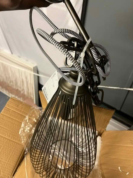 Photo of free Ceiling bulb holder with chain (Erith) #1