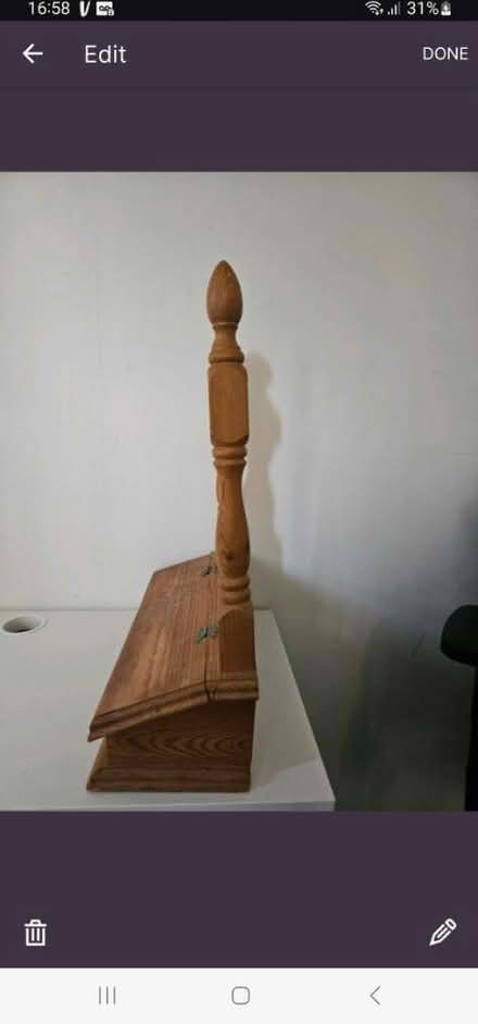 Photo of free Vintage wooden draw stand (Hampton TW12) #4