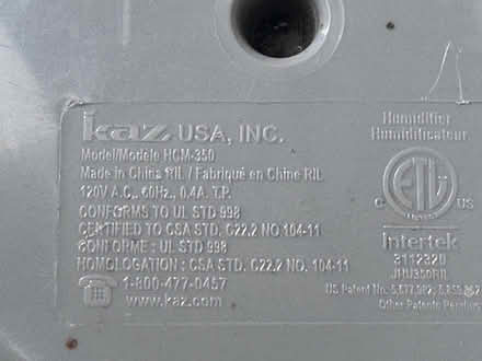 Photo of free Humidifier - near SJ Rosegarden (95126) #2