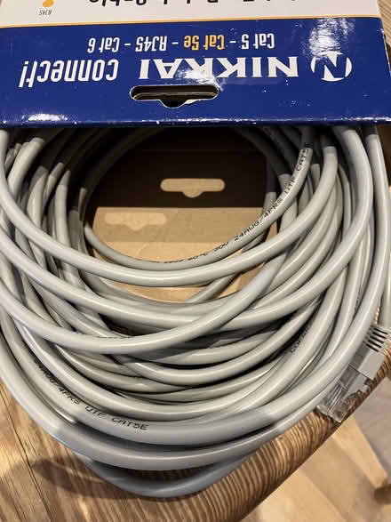 Photo of free Network Cable Cat 5e 20m (Maida Vale W9) #1