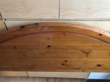 Photo of free Pine headboard for double bed (Brixton) #1