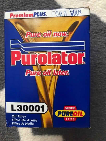 Photo of free Purolator L30001 Oil Filter (coventry) #1