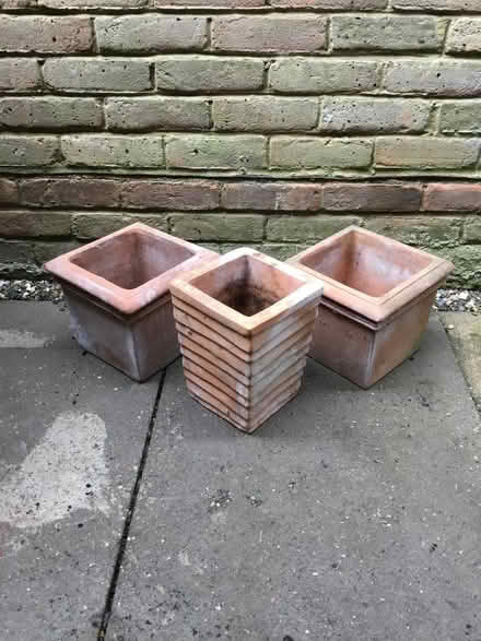 Photo of free Small Terracotta Pots x 3 (North Ascot SL5) #1