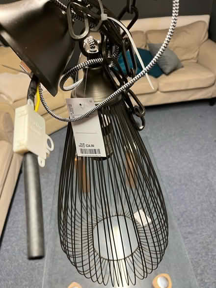 Photo of free Ceiling bulb holder with chain (Erith) #3
