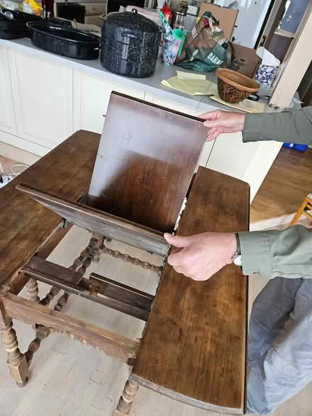 Photo of free Antique gateleg table (West Seattle) #2