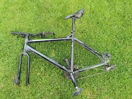 Photo of free Carrera subway bike frame & wheels (Portchester) #1
