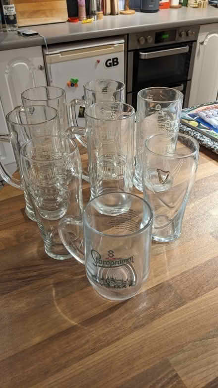 Photo of free 8 X pint glasses (WR2 St Johns, Worcester) #1