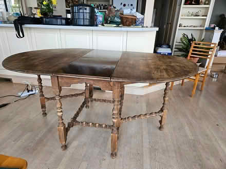 Photo of free Antique gateleg table (West Seattle) #1