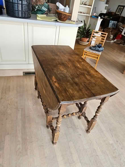 Photo of free Antique gateleg table (West Seattle) #4