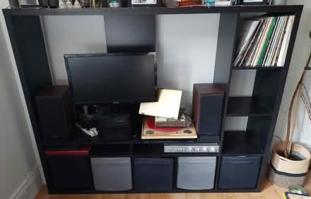 Photo of free Tv unit includes book shelves (Hackney Ce) #1