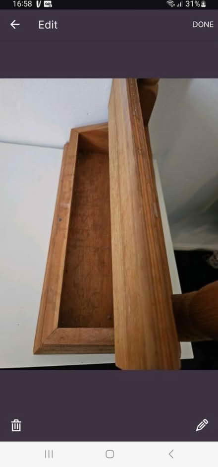 Photo of free Vintage wooden draw stand (Hampton TW12) #1