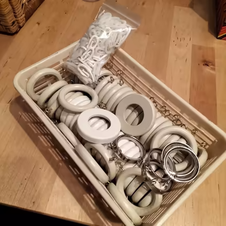Photo of free Curtain rings and hooks (South Gosforth NE3) #1