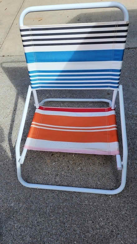 Photo of free Low beach chair (Morgan Hill) #1