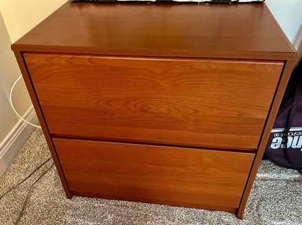 Photo of free Wood lateral file cabinet (South Kingston, near Rt 125) #1