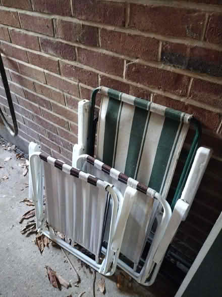 Photo of free 3 garden chairs (Southborough TN4) #1