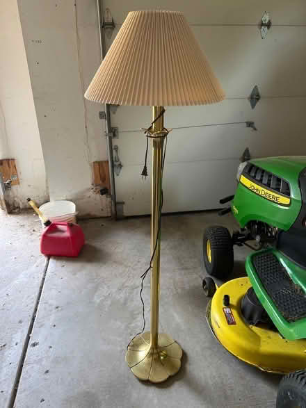 Photo of free Floor lamp with shade (Near Randall and Algonquin Rds) #1