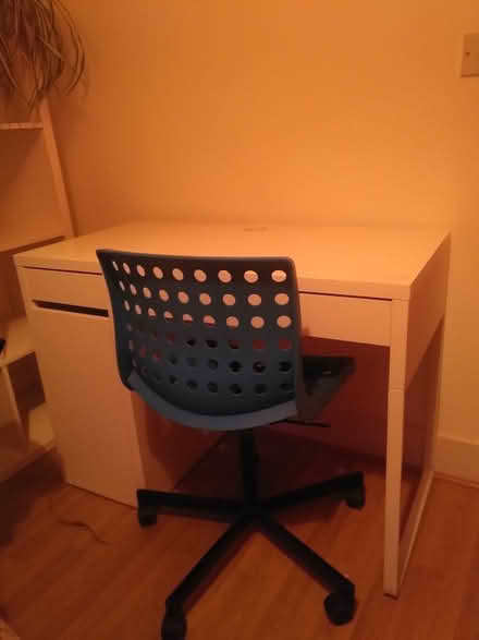 Photo of free Ikea office desk & chair (N7 Holloway Road) #1