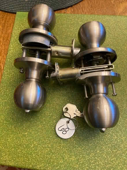 Photo of free locking doorknobs brushed nickel (Table Mesa, Boulder) #1