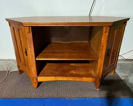 Photo of free Small tv stand/entertainment center (South Kingston, near Rt 125) #2