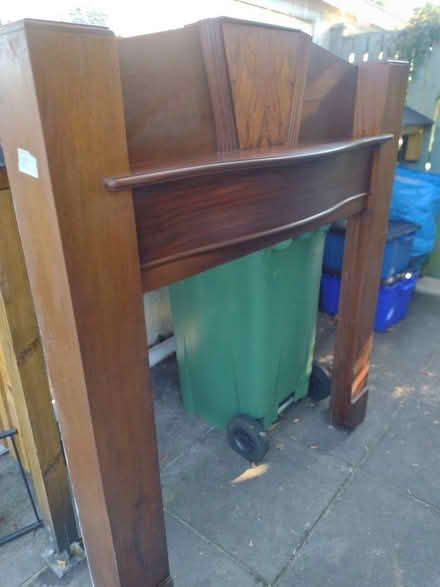 Photo of free 1930s wooden fire surround (Kents Bank LA11) #1