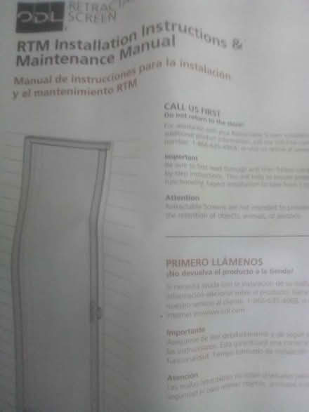 Photo of free Retractable Screen (Wood Farm OX3) #1
