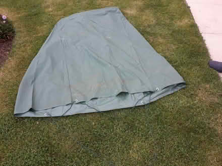 Photo of free Cover for 4 stacked plastic patio chairs. (Churchdown GL3) #1