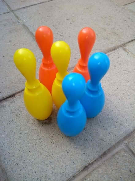 Photo of free 6x 24cm high garden skittles (Knaresborough HG5) #1
