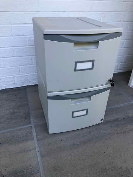 Photo of free Plastic File Cabinet (In Reston off of Lawyers Road) #1