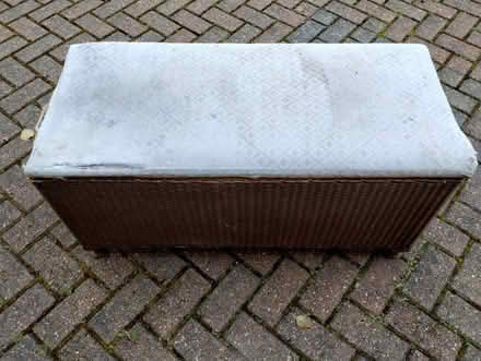 Photo of free Lloyd Loom Blanket Box (Rayleigh SS6, Eastwood side) #1